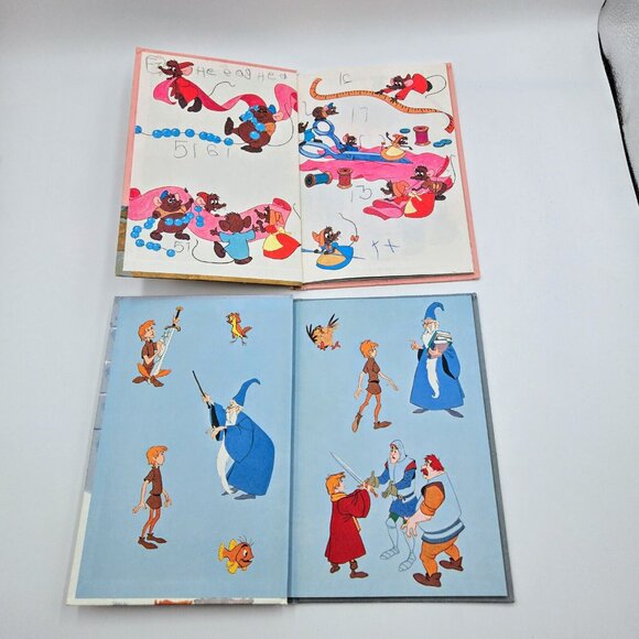 Disney Books Cinderella The Sword In The Stone Bambi Winnie The Pooh 1974 1975 - Picture 6 of 16